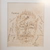 Hans Polmar (1927-2013) självporträtt, tusch.