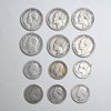 Mynt, 12st, 1kr & 2kr, Oscar II, 80%.