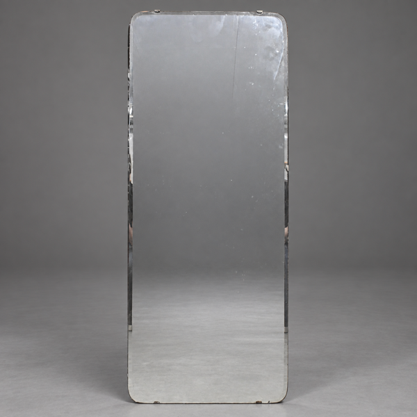 Spegel, fasettslipat glas, funkis, 1930/40-tal.