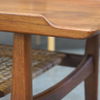 Soffbord, teak och rotting, Danmark, 1950/60-tal.
