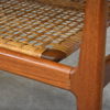 Soffbord, teak och rotting, Danmark, 1950/60-tal.