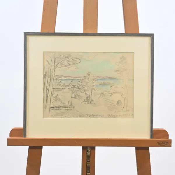 Einar Forseth (1892-1988) blandteknik, signerad.