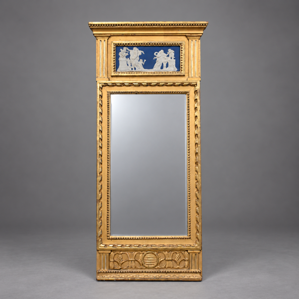 Spegel, gustaviansk, sent 1700-tal.