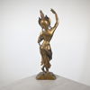 Skulptur, dansande kvinna, brons, Tibet, 1900-tal.