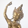 Skulptur, dansande kvinna, brons, Tibet, 1900-tal.