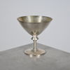 Cocktailglas, 6st, nysilver, GAB, 1900-talets andra hälft.