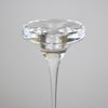 Efva Attling, ljusstakar, ett par, "Amor Vincit Omnia", glas & sterlingsilver, Orrefors.