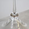 Efva Attling, ljusstakar, ett par, "Amor Vincit Omnia", glas & sterlingsilver, Orrefors.