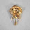 Brosch, 18k guld, G. Dahlgren & Co, Malmö, 1952.