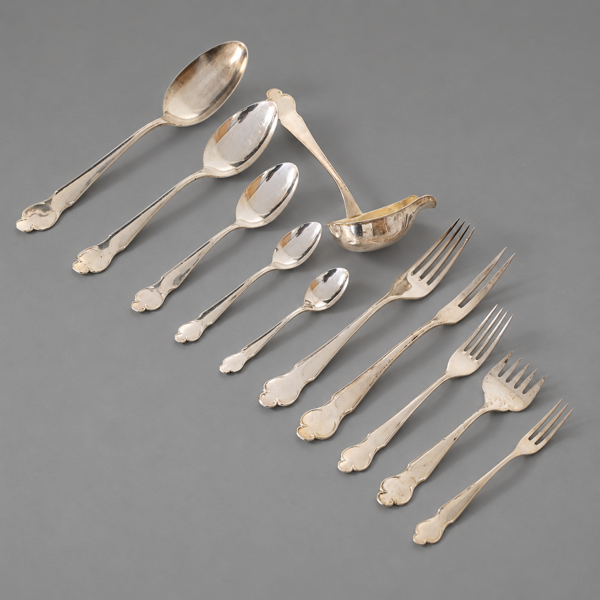 Parti bestick, "Disa", silver, 1900-tal.