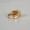 Klackring, 18k guld med sten, 1900-tal.