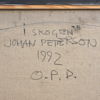 Johan Pettersson (f. 1957) "I skogen", olja på duk, signerad, 1992
