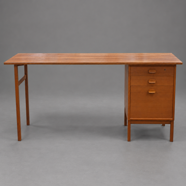 Skrivbord, teak, 1950/60-tal.