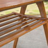 Soffbord med tidningshylla, teak, 1950/60-tal.