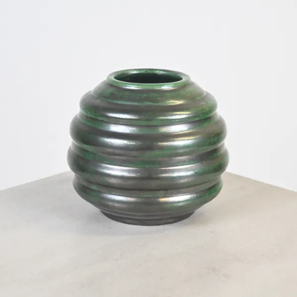 Erik Luterkort, vas, keramik, Motala Lervarufabrik, 1930-tal.