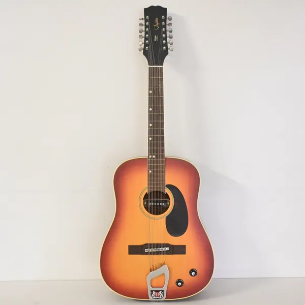 Gitarr, Bjärton, 12-strängad, 1970-tal.
