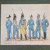 Militära planscher och tryck, 9st, 18/1900-tal.