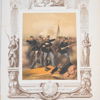 Militära planscher och tryck, 9st, 18/1900-tal.