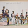 Militära planscher och tryck, 9st, 18/1900-tal.