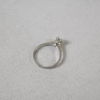 Enstensring, 18k vitguld med diamant.