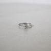 Enstensring, 18k vitguld med diamant.