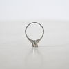 Enstensring, 18k vitguld med diamant.