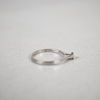 Enstensring, 18k vitguld samt diamant, 1964.