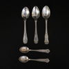 Skedar, 5st, silver, 18/1900-tal