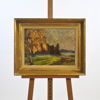 Erik Osslund (1913-1982) landskapsmotiv, krita, signerad.