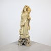 Skulpur föreställande Shoulao, soapstone, Kina, omkring år 1900.