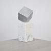 Elisabeth Ekstrand (f. 1941) skulptur, marmor, signerad.