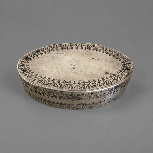 Carl Fredrik Seseman (1782-1819), snusdosa, silver, 1801, Arboga.