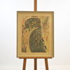 Sven X:et Erixson (1899-1970) "Timmerälven", färglitografi, signerad.