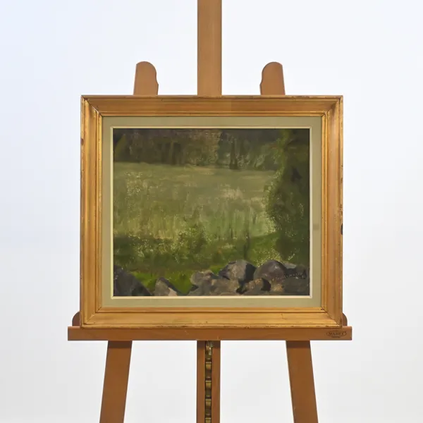 Karl Andersson (1899-1977) "Sädesfält", olja på duk, signerad