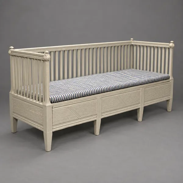 Soffa, gustaviansk, sent 1700-tal.