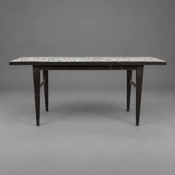 Soffbord, med mosaikskiva, 1900-talets mitt. 