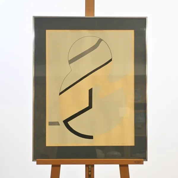 Bertil Berntsson (1921-2002) komposition, litografi, signerad och numerad.