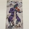 Marc Chagall (1887–1985). Utställningsaffisch, Solomon R. Guggenheim Museum, New York, 1975, efter, man med fiol, tryck.