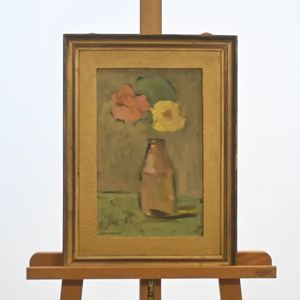 Erik Widerbäck (1908-1967) stilleben, olja på pannå, signerad.
