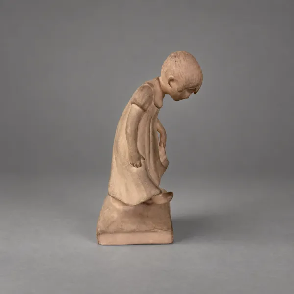 Carl Eldh (1873-1954) skulptur, terracotta, "Anna", signerad.