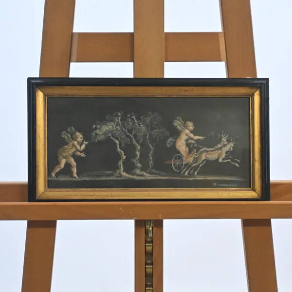 Antonio Francione (1907-1987) gouache, signerad.