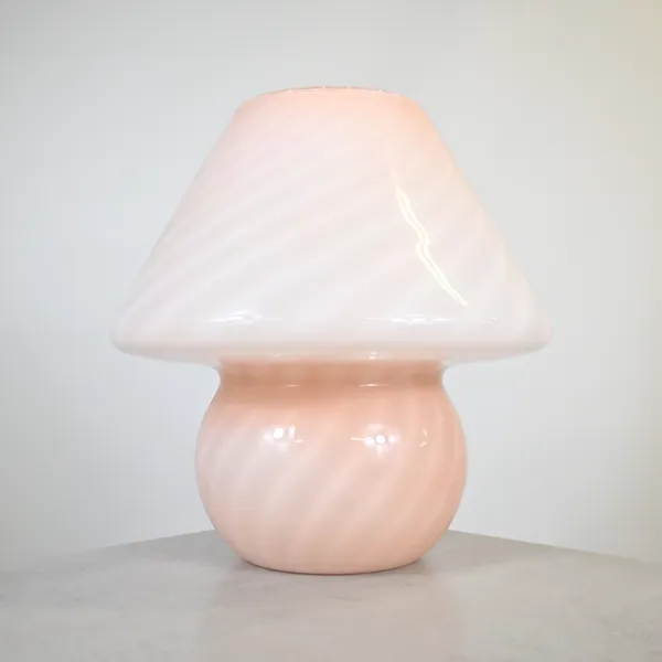 Bordslampa, "Swirl", Murano, Italien, 1900-talets andra hälft.