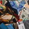 Scarves, ett parti, textil.