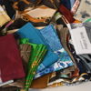 Scarves, ett parti, textil.