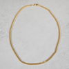 Halsband, pansarlänk, 18k guld,