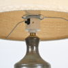 Bordslampa, lava och keramik, Island, 1900-talets andra hälft.