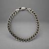 Armband, silver, pansarlänk.