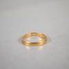 Ringar, 2st, 23k guld, 18/1900-tal.