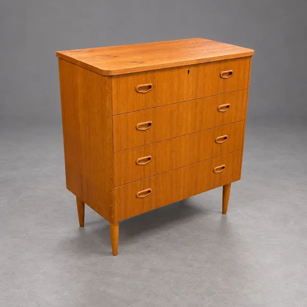 Byrå, teak, 1960-tal.