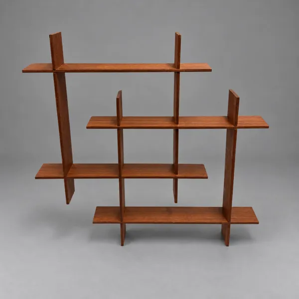 Vägghylla, teak, 1960-tal.